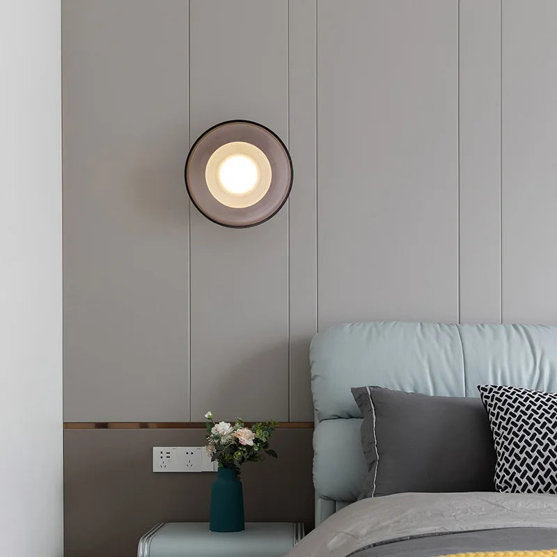 applique murale led en forme de bol pour éclairage d'hôtel - vue 5 sur 8