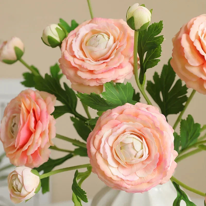 fleurs artificielles en soie branche de lotus décorative réaliste