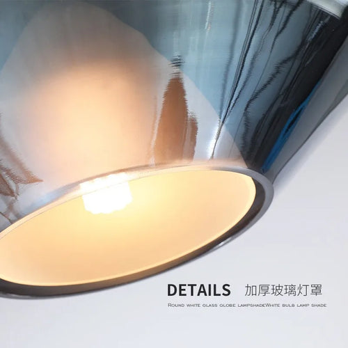 suspension en verre nordique créative pour intérieur moderne - vue 10 sur 13