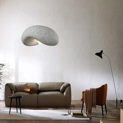 Lustre design façon japonais arrondi - vue 5 sur 8