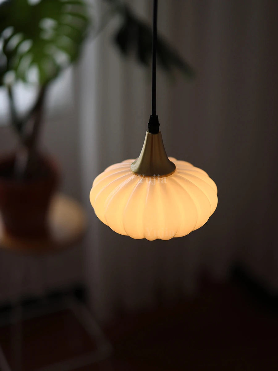 suspension en verre japonais design scandinave pour intérieur élégant - vue 5 sur 8