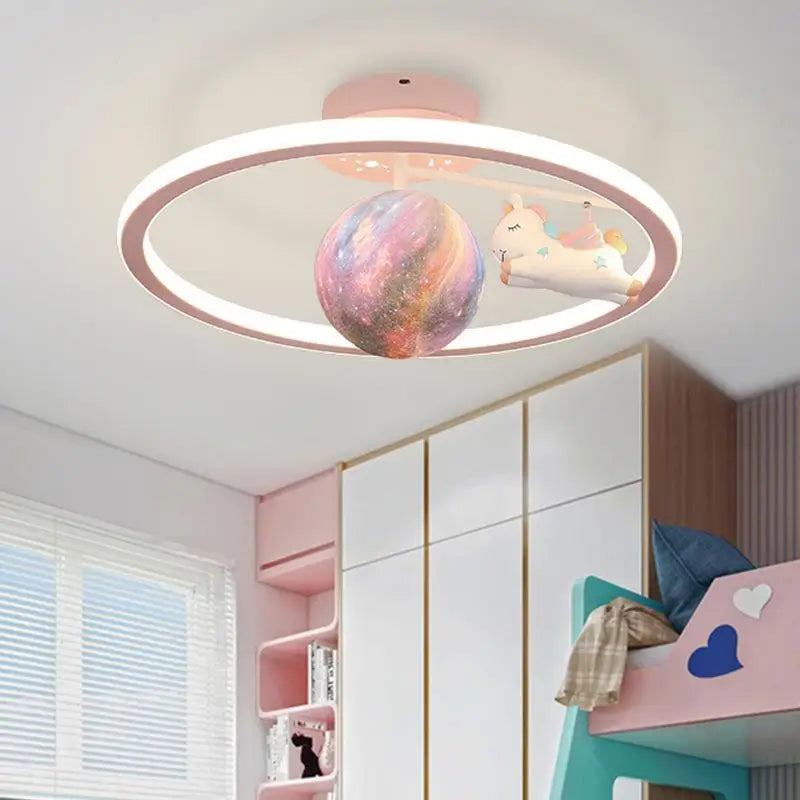 Plafond moderne à LEDs lampe Lustre pour chambre d'enfant salon salle à manger étude décoration de la maison luminaire intérieur Lustre