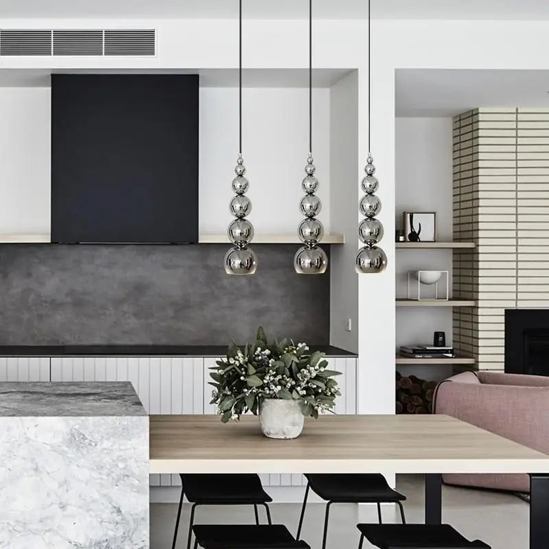 lustre LED bauhaus grand et luxueux pour décoration intérieure - vue 4 sur 11