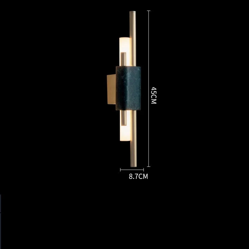 applique murale design gouttelette d'eau cristal led cuivre nordique - vue 12 sur 20