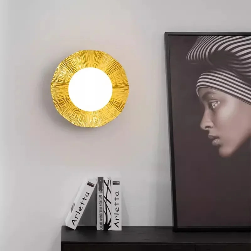Applique murale nordiques pour chambre intérieure salon couloir salle d'étude mur moderne verre luminaires muraux G9 fer décoration de la maison - vue 3 sur 8