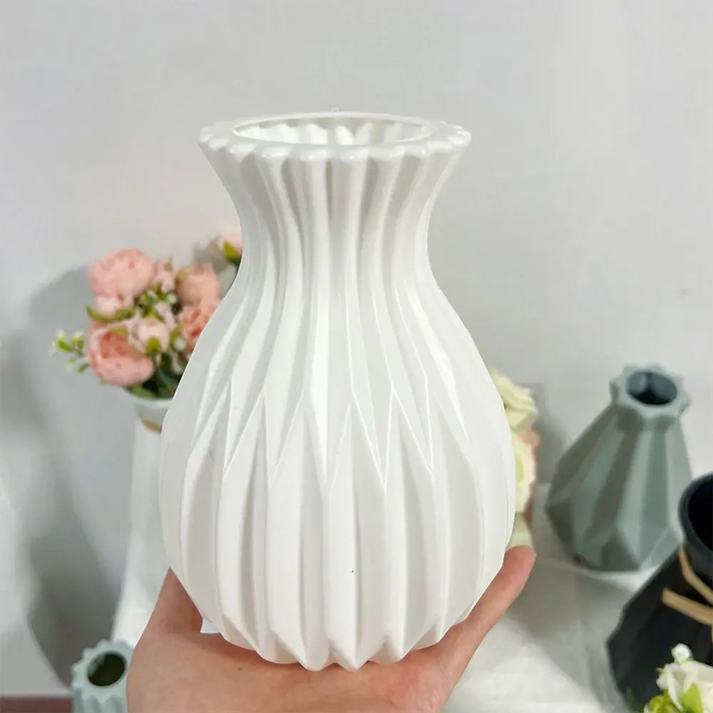 vase en céramique style nordique pour décoration fleurs - vue 5 sur 9
