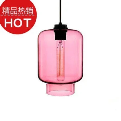 lustre suspendu moderne en verre transparent design élégant - vue 28 sur 28