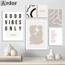 citations de motivation nordiques pour décoration murale artistique