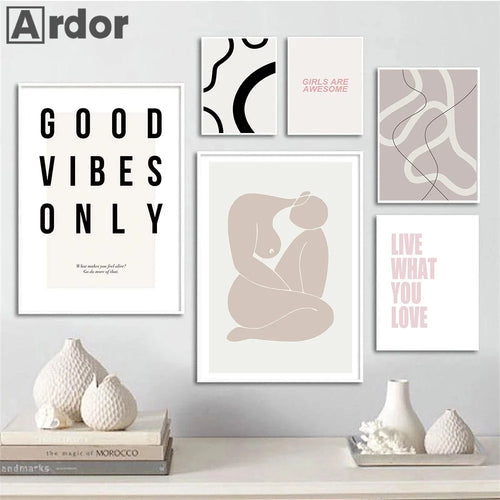 citations de motivation nordiques pour décoration murale artistique