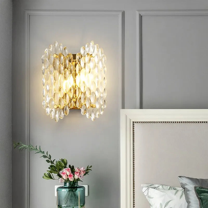 lustre moderne à led en cristal pour décoration nordique - vue 3 sur 10