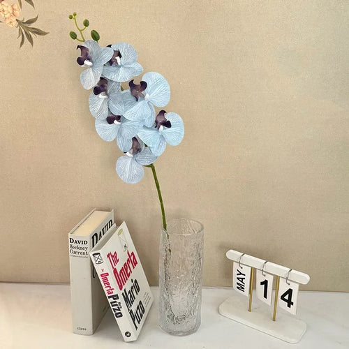 orchidée papillon artificielle 7 têtes décoration florale élégante - vue 31 sur 40