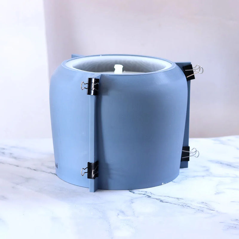 moule en silicone pour pot de fleurs nordique rond