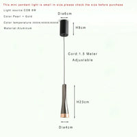 Lamp Modern Bedside Lights Elegant Aluminum Light Fixtures Adjustable Mini Metal Ceiling Lights For Kitchen Island Dining Room