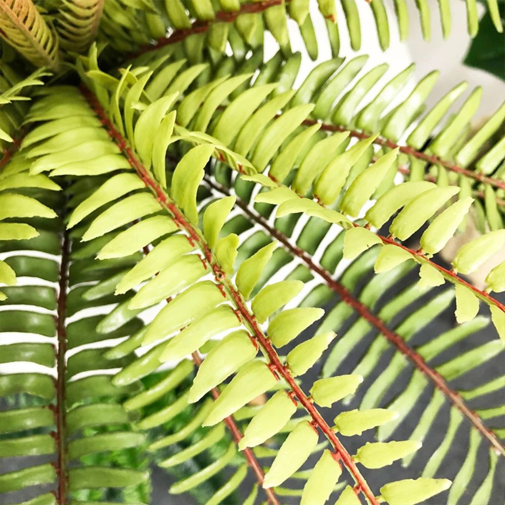 grande fougère tropicale artificielle pour décoration de fête et carnaval - vue 4 sur 6