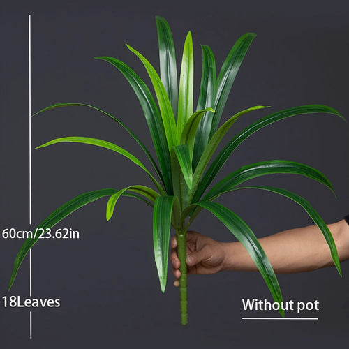 plantes artificielles de magnolia et feuilles tropicales pour décoration - vue 10 sur 9