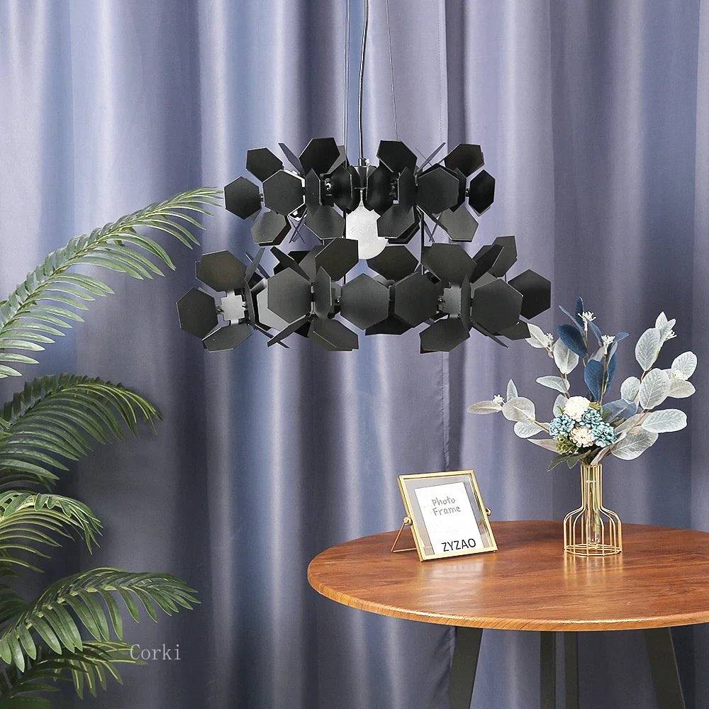 suspension moderne en fer design scandinave pour intérieur élégant - vue 3 sur 7
