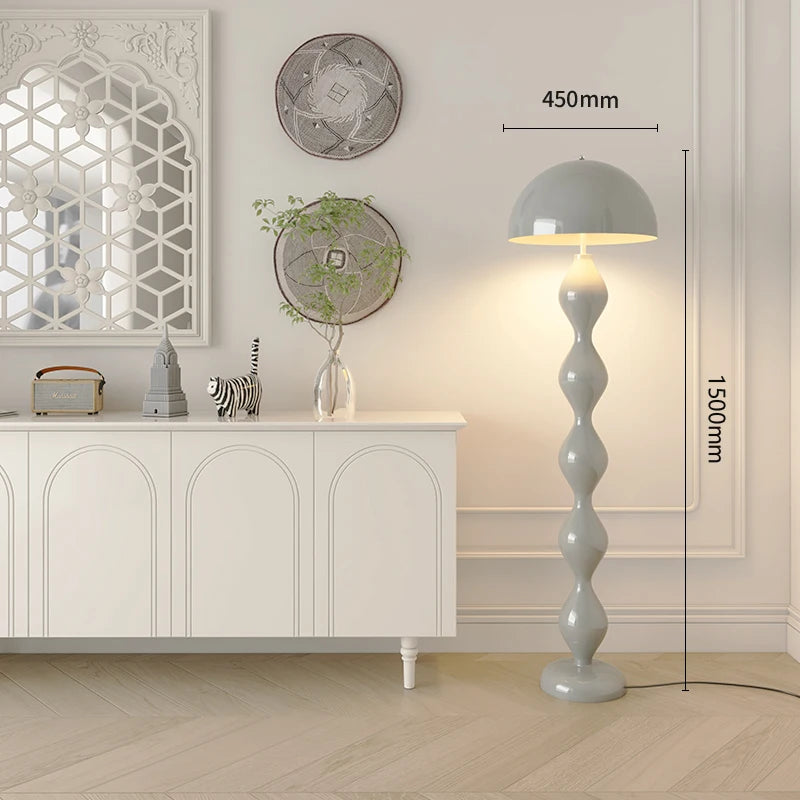 lampadaire butter gourd design créatif interrupteur à pied haut niveau - vue 9 sur 12