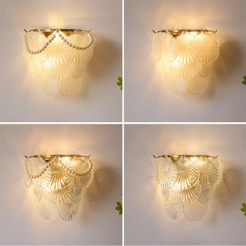 applique murale en verre à led pour décoration moderne intérieure - vue 3 sur 15
