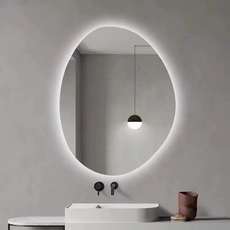 miroir à led forme irrégulière pour dressing intelligent et salle de bain - vue 3 sur 5