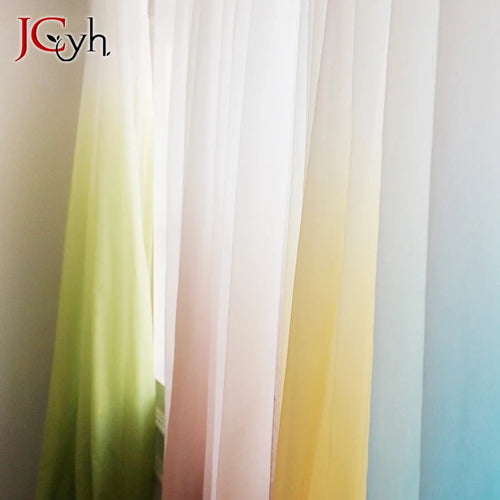 Voilage tulle degrade style moderne pour salon chambre