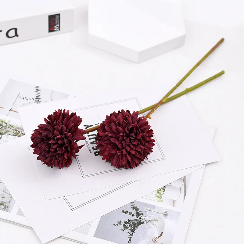 fleur artificielle pissenlit chrysanthème pour décoration mariage et événements - vue 5 sur 14