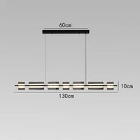 lustre minimaliste italien en cuivre et verre moderne