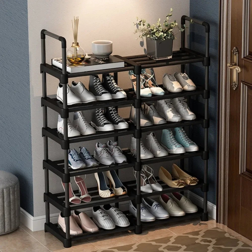 étagère à chaussures amovible multicouche pour rangement pratique - vue 5 sur 11