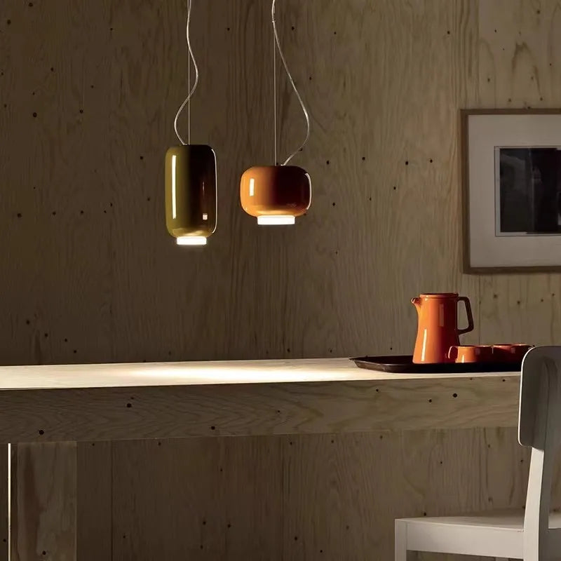 chouchin suspension lumières italien créatif led suspendu - vue 4 sur 12