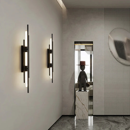 applique murale led minimaliste restaurant bureau éclairage art déco - vue 3 sur 14
