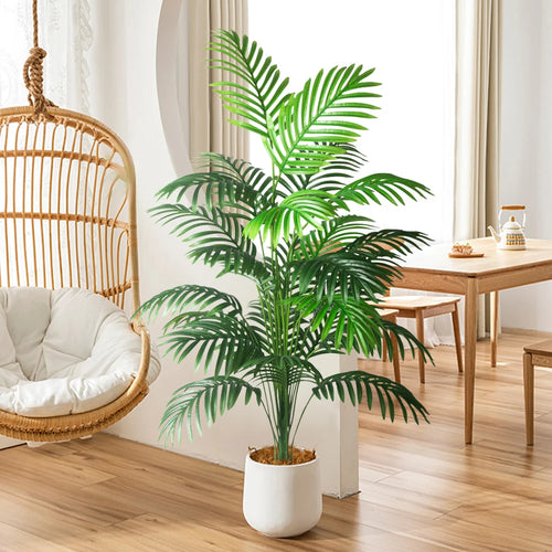 grand palmier tropical artificiel pour décoration intérieure et extérieure - vue 3 sur 8