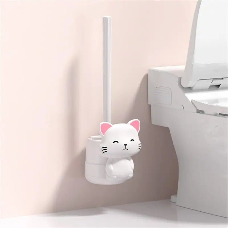 brosse de toilette pour nettoyage de fosse à squat sans angle mort