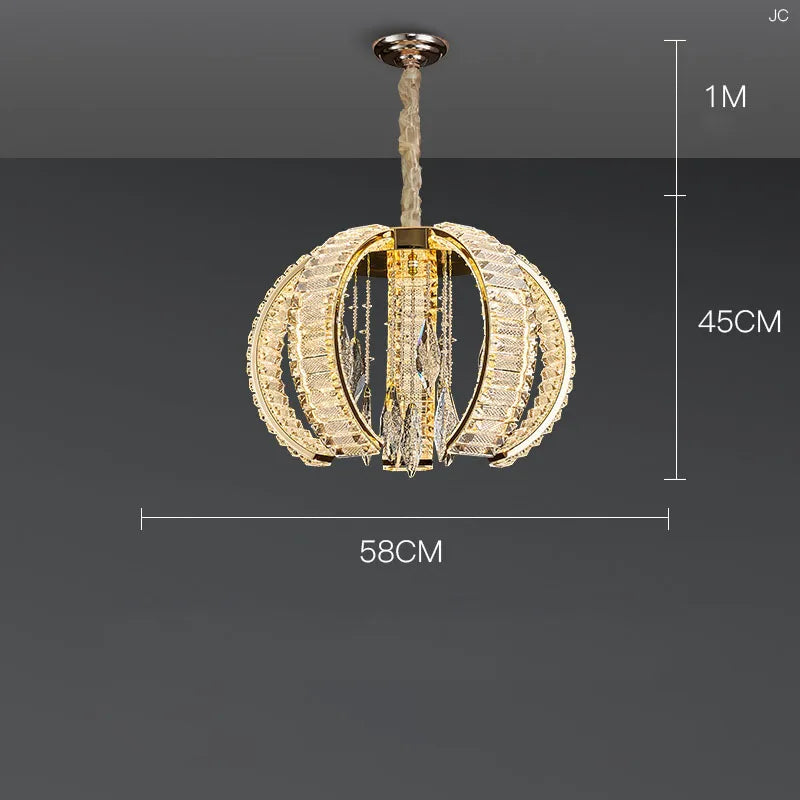 lustre de luxe en cristal pour villas haut de gamme personnalisé - vue 8 sur 9