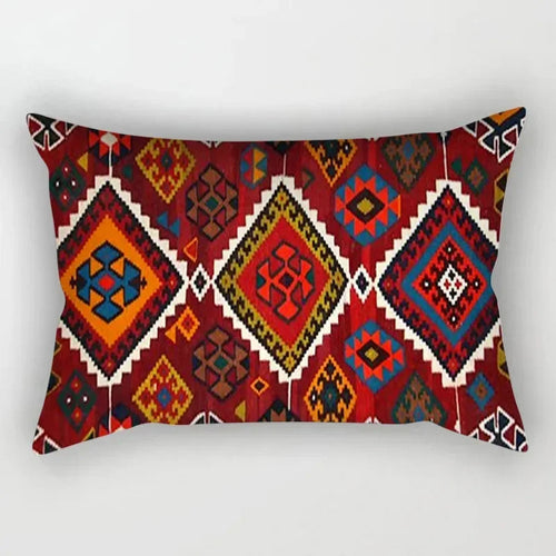 housse de coussin vintage motif mandala ethnique décoratif