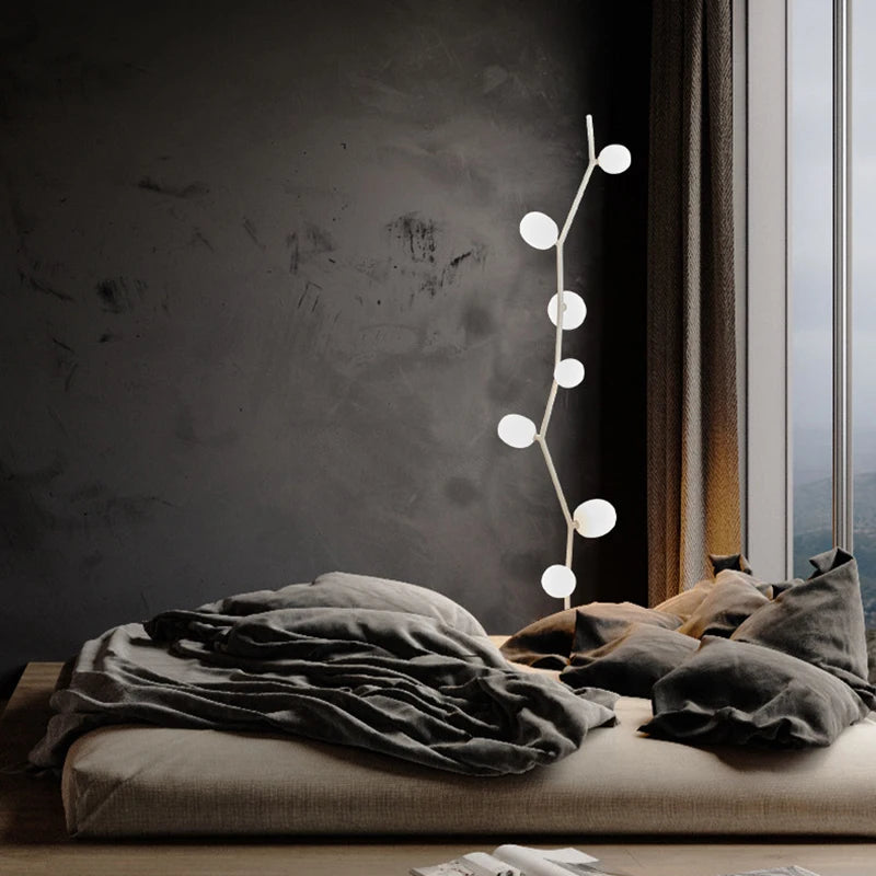 Lampadaire Nordique moderne minimaliste concepteur magique haricot verre arbre chambre étude salon décoration