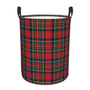panier à linge pliable personnalisé à damier géométrique pour enfant