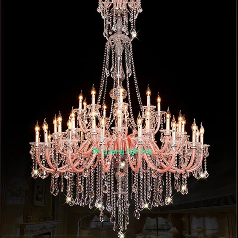 lustre moderne en cristal pour décoration intérieure élégante - vue 3 sur 12