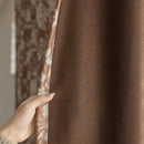 Rideau occultant moderne motifs floraux pour salon chambre
