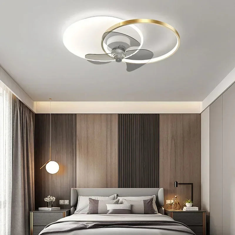 plafonnier ventilateur avec lumière à distance pour intérieur - vue 4 sur 7