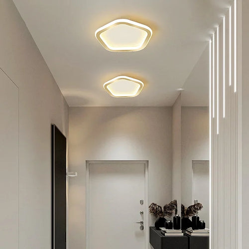 plafonnier moderne doré pour décoration intérieure et luminaires - vue 4 sur 14