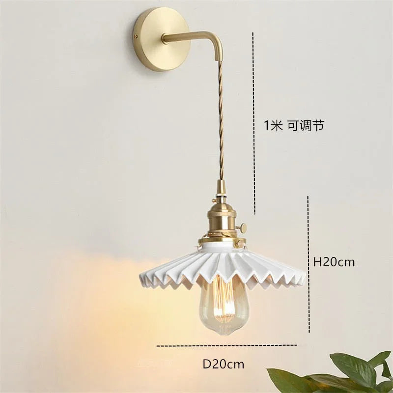 Lamp Modern LED Minimalist Creative Pendant Light, White Ceramic Pendant Lamp For Bedroom Bedside Bar Living Room Kitchen Isla - vue 6 sur 11