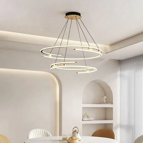 Lustre suspendu moderne Suspension LED pour salon salle à manger chambre cuisine île décoration de la maison luminaire Lustre