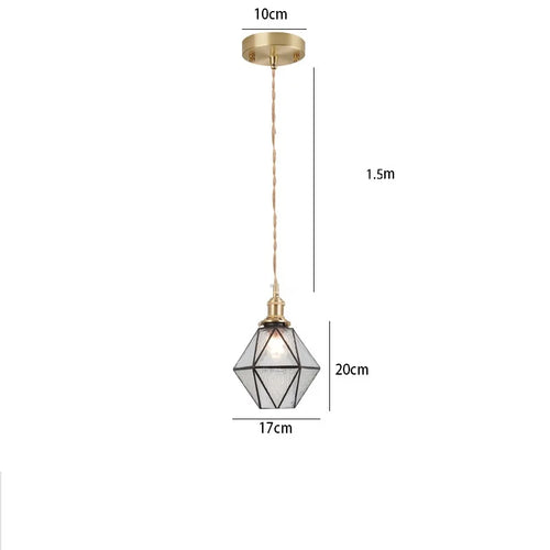 suspension en verre teinté style nordique pour éclairage industriel - vue 17 sur 18