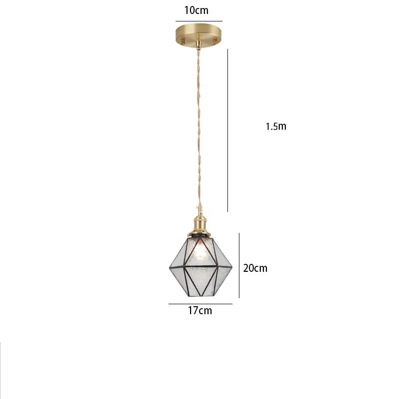 suspension en verre teinté style nordique pour éclairage industriel - vue 16 sur 18