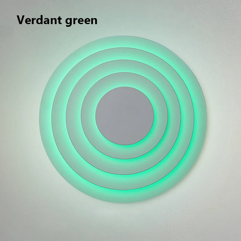 applique murale médiévale ronde lumineuse décorative colorée pour intérieur