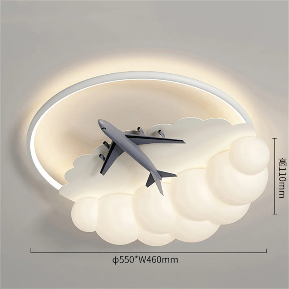 plafonnier led créatif en acrylique pour décoration enfant - vue 9 sur 9