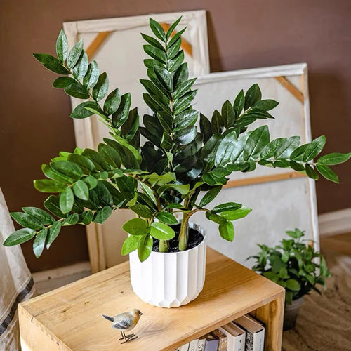 grandes branches artificielles de ficus pour décoration tropicale - vue 3 sur 15