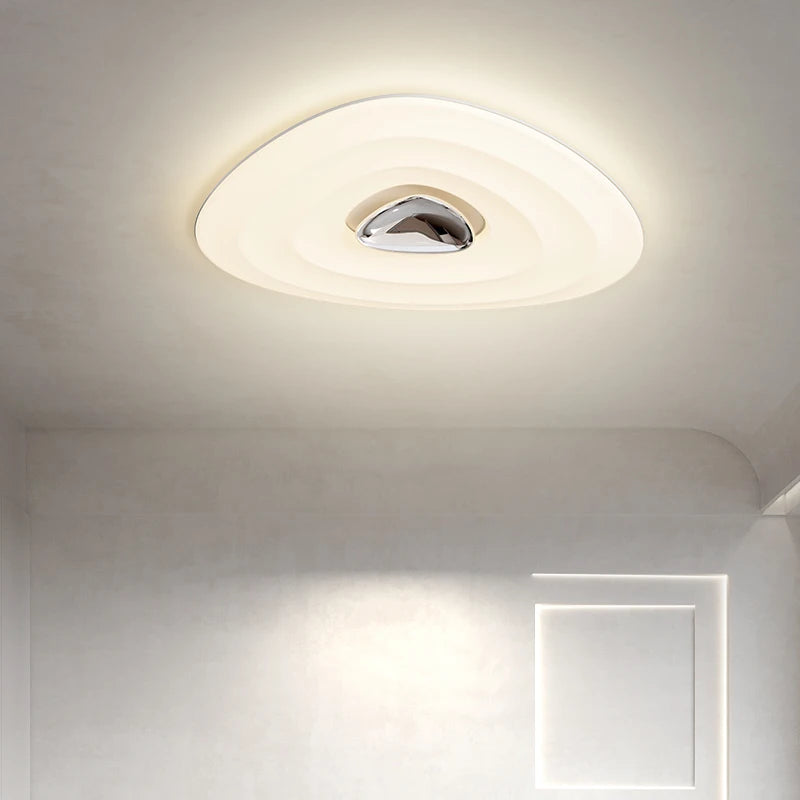plafonnier moderne rond à LED pour éclairage intérieur décoratif - vue 3 sur 10