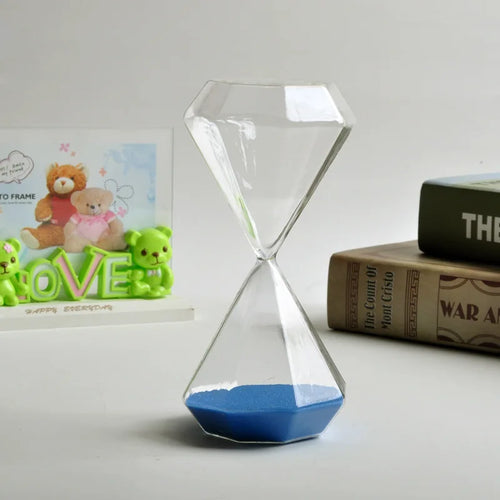 sablier en diamant 5 minutes idéal pour enfants décoration originale - vue 8 sur 16