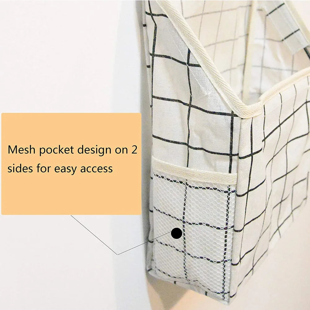 sac de rangement mural en tissu pour livres et magazines - vue 6 sur 12