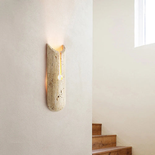 Créativité moderne Simple pierre naturelle design atmosphère applique maison petit couloir frais chambre chevet lumières décoratives - vue 3 sur 6